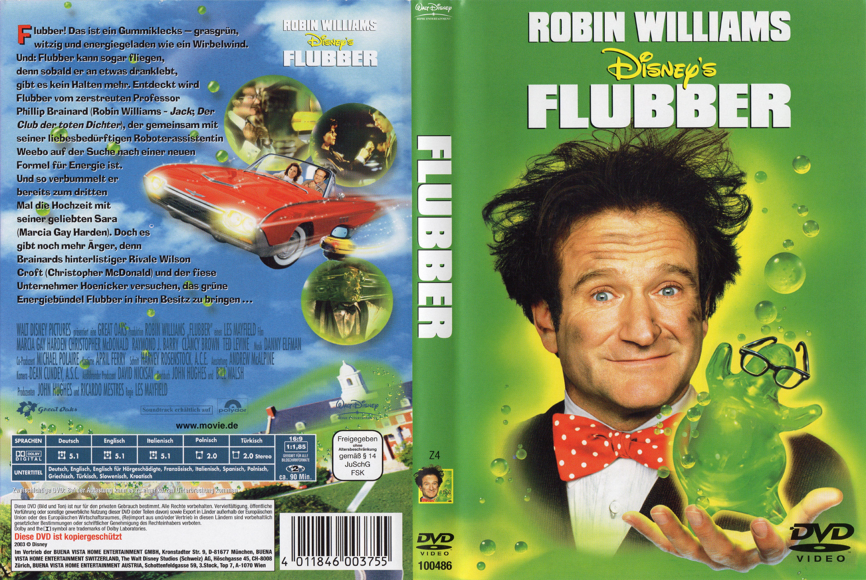 Flubber Free DVD Cover deutsch.