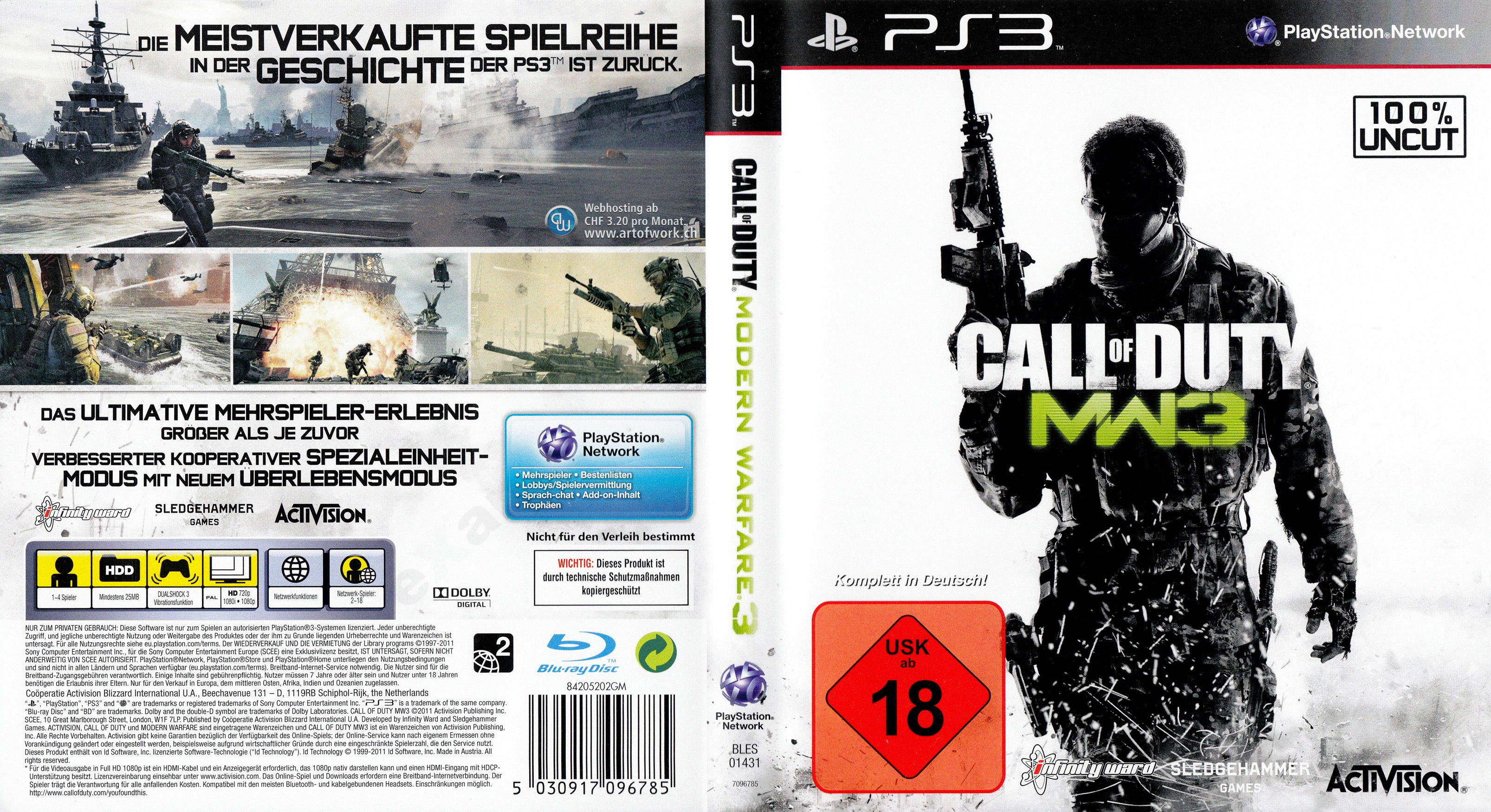 Download PS3 Cover hochauflösend