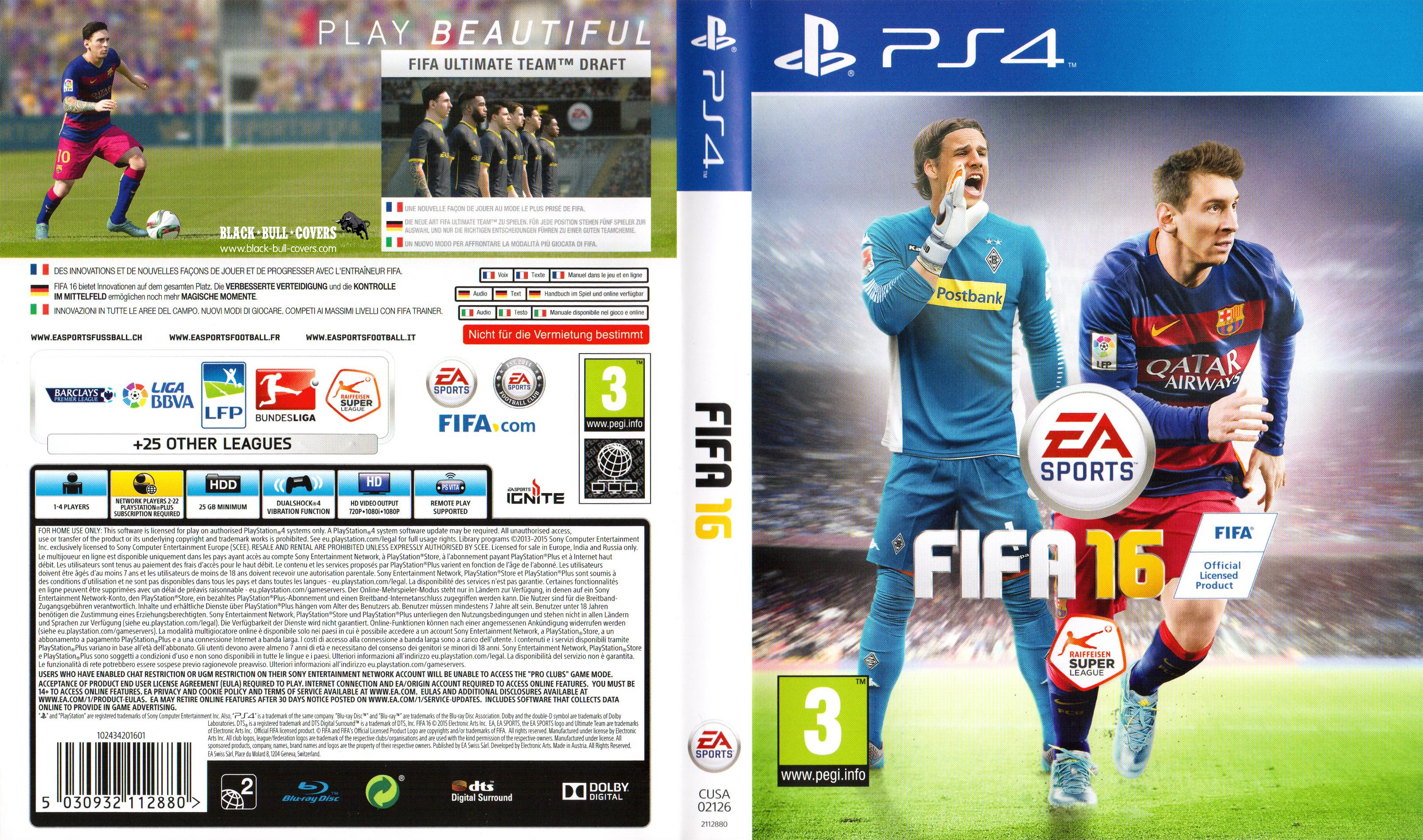 Playstation 4 Covers This Is For The Players